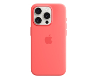 Apple Silikonowe etui MagSafe iPhone 15 Pro guawa - 1180209 - zdjęcie 1