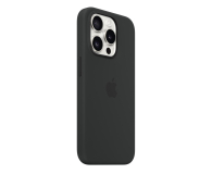 Apple Silikonowe etui MagSafe iPhone 15 Pro czarne - 1180205 - zdjęcie 2