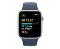 Apple Watch SE 2 44/Silver Aluminum/Storm Blue Sport Band S/M GPS - 1180678 - zdjęcie 6