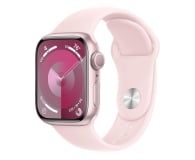 Apple Watch 9 41/Pink Aluminum/Light Pink Sport Band S/M GPS - 1180261 - zdjęcie 1