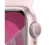 Apple Watch 9 41/Pink Aluminum/Light Pink Sport Band M/L GPS - 1180322 - zdjęcie 3