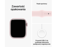 Apple Watch 9 41/Pink Aluminum/Light Pink Sport Band M/L GPS - 1180322 - zdjęcie 10