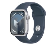 Apple Watch 9 41/Silver Aluminum/Storm Blue Sport Band M/L GPS - 1180320 - zdjęcie 1