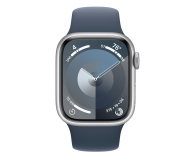 Apple Watch 9 41/Silver Aluminum/Storm Blue Sport Band S/M GPS - 1180263 - zdjęcie 2