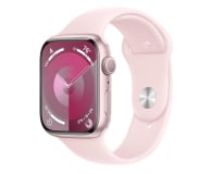 Apple Watch 9 45/Pink Aluminum/Light Pink Sport Band S/M GPS - 1180266 - zdjęcie 1