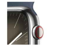 Apple Watch 9 45/Silver Steel/Storm Blue Sport Band M/L LTE - 1180445 - zdjęcie 3