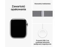 Apple Watch 9 45/Silver Steel/Silver Milanese Loop LTE - 1180291 - zdjęcie 10