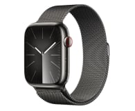 Apple Watch 9 45/Graphite Steel/Graphite Milanese Loop LTE - 1180293 - zdjęcie 1