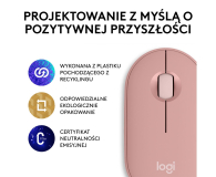 Logitech M350s Pebble Mouse 2 różowy - 1172759 - zdjęcie 15