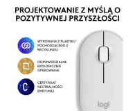 Logitech M350s Pebble Mouse 2 biały - 1172757 - zdjęcie 15