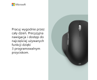 Microsoft Bluetooth Ergonomic Mouse Czarny - 599707 - zdjęcie 5