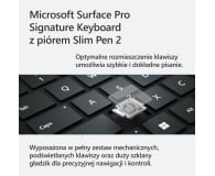 Microsoft Surface Pro Keyboard z piórem Slim Pen 2 Platynowy - 722773 - zdjęcie 6