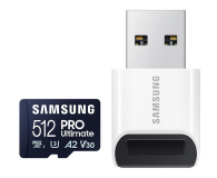 Samsung 512GB microSDXC PRO Ultimate 200MB/s z czytnikiem (2023) - 1182080 - zdjęcie 1