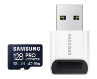 Samsung 128GB microSDXC PRO Ultimate 200MB/s z czytnikiem (2023) - 1182075 - zdjęcie 1