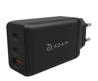 Adam Elements OMNIA F6 65W PD 3.0 QC 3.0 + kabel USB-C 2m czarny - 1181817 - zdjęcie 1