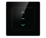 Avatto Dotykowy Inteligentny Przełącznik Rolet Wi-Fi TUYA (czarny) - 1177034 - zdjęcie 1