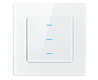 Avatto Dotykowy Włącznik Światła WiFi Potrójny TUYA (biały) - 1177064 - zdjęcie 1