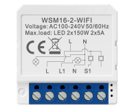 Avatto Inteligentny przekaźnik podwójny WSM16-W2 (WiFi) - 1177068 - zdjęcie 1