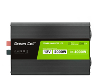 Green Cell PowerInverter LCD 12V 2000W/4000W (czysty sinus) - 1211811 - zdjęcie 2