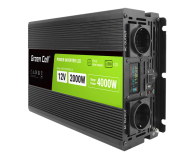 Green Cell PowerInverter LCD 12V 2000W/4000W (czysty sinus) - 1211811 - zdjęcie 1