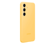 Samsung Silicone Case do Galaxy S24+ żółty - 1210638 - zdjęcie 3