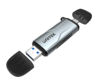 Unitek Czytnik kart SD/microSD USB-A 5Gbps/USB-C - 1201969 - zdjęcie 1
