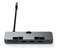 Satechi Clamp Hub Pro do iMac (USB-C, 3x USB-A, micro/SD) (silver) - 1209992 - zdjęcie 1
