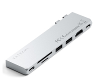 Satechi Pro Hub Slim (2xUSB-C, 2xUSB-A, HDMI, SD) (silver) - 1210852 - zdjęcie 3