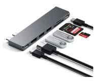Satechi Pro Hub Slim (2xUSB-C, 2xUSB-A, HDMI, SD) (space gray) - 1210846 - zdjęcie 4