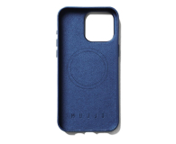 Mujjo FullLeather Case iPhone 15 Pro Max MagSafe blue - 1296435 - zdjęcie 2
