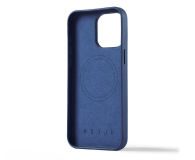 Mujjo FullLeather Case iPhone 15 Pro Max MagSafe blue - 1296435 - zdjęcie 3