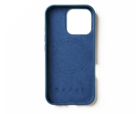 Mujjo Leather Case iPhone 16 Pro MagSafe blue - 1296448 - zdjęcie 2