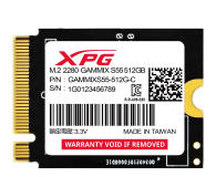 ADATA 512GB M.2 2230 PCIe Gen4 NVMe GAMMIX S55 - 1221741 - zdjęcie 1