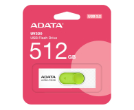ADATA 512GB UV320 biało-zielony - 1221594 - zdjęcie 3