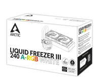 Arctic Liquid Freezer III ARGB White 240 2x120mm - 1224979 - zdjęcie 6