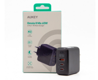 Aukey Ładowarka GaN 65W PD 2x USB-C USB-A - 1220063 - zdjęcie 2