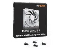 be quiet! Pure Wings 3 PWM High Speed 120mm White - 1228821 - zdjęcie 2