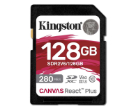 Kingston 128GB SDXC Canvas React Plus UHS-II V60 4K - 1230561 - zdjęcie 1