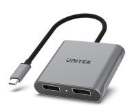 Unitek Adapter USB-C - 2x DP 1.4 8K/60Hz - 1230426 - zdjęcie 1
