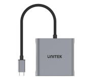 Unitek Adapter USB-C - 2x DP 1.4 8K/60Hz - 1230426 - zdjęcie 2