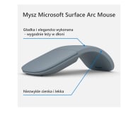 Microsoft Surface Arc Mouse (Lodowo Niebieski) - 520900 - zdjęcie 5