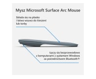 Microsoft Surface Arc Mouse (Lodowo Niebieski) - 520900 - zdjęcie 6
