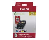Canon Zestaw 4 tuszów CLI-526 CMYK + papier foto 50 szt - 1227027 - zdjęcie 1