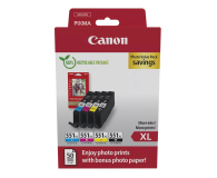 Canon Zestaw 4 tuszów CLI-551XL CMYK + papier foto 50 szt - 1227025 - zdjęcie 1