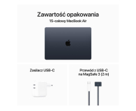Apple MacBook Air M3/16GB/1TB/Mac OS Północ 10R GPU 36msc - 1228262 - zdjęcie 9