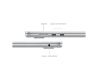 Apple MacBook Air M3/8GB/256/Mac OS Srebrny 10R GPU - 1228081 - zdjęcie 7