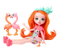 Mattel Enchantimals Rodzina flamingów Florinda Flamingo - 1223907 - zdjęcie 2