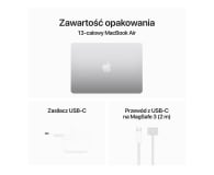 Apple MacBook Air M3/16GB/512/Mac OS Srebrny 10R GPU - 1228066 - zdjęcie 9