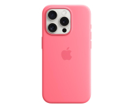 Apple Silikonowe etui z MagSafe iPhone 15 Pro Max różowy - 1228556 - zdjęcie 1