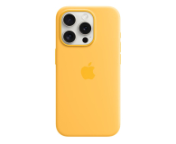 Apple Silikonowe etui z MagSafe iPhone 15 Pro Max promienne - 1228557 - zdjęcie 1